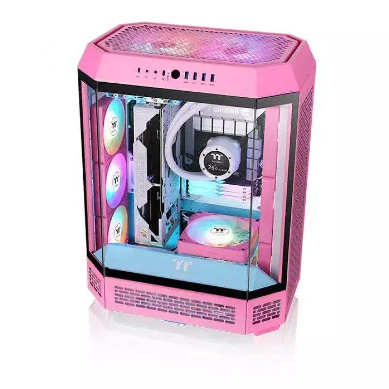 Chłodzenie termiczne Thermaltake CT140 EX ARGB 14 cm Różowy 500-1800 RPM