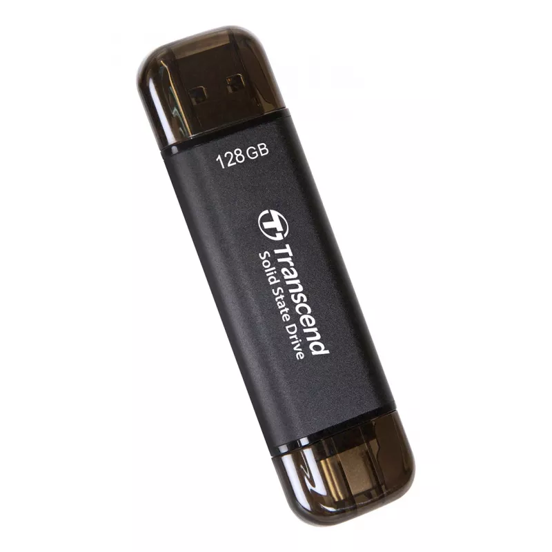 TRANSCEND Esd310c - 128GB przenośny dysk SSD - USB Type-A / USB Type-C