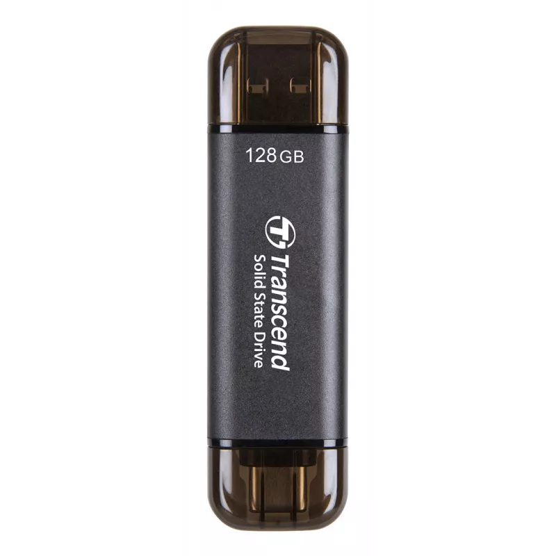 TRANSCEND Esd310c - 128GB przenośny dysk SSD - USB Type-A / USB Type-C