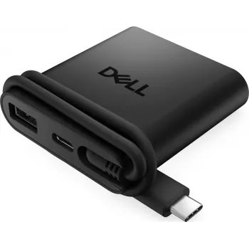 DELL DA225 Wired USB 3.2 Gen 1 (3.1 Gen 1) Type-C Czarny