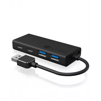 ICY BOX IB-HUB1426-U3 USB 3.2 Gen 1 (3.1 Gen 1) Type-A 5000 Mbit/s Czarny