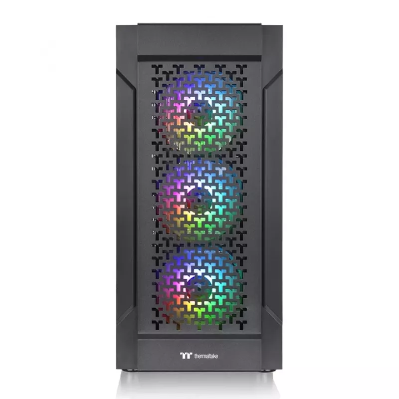 THERMALTAKE Obudowa Mid Tower - Versa T27 TG ARGB - Czarny