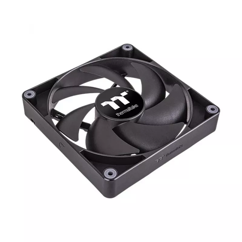 THERMALTAKE Wentylator PC Cooling - CT120 - 12 cm - Czarny - 2 szt.