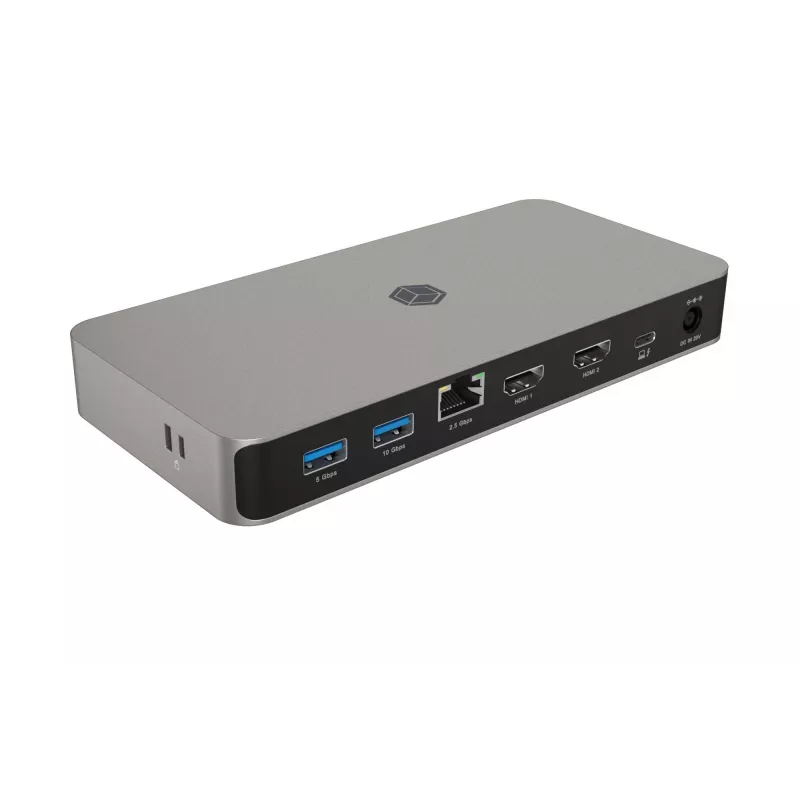 ICY BOX 10-w-1 Stacja dokująca USB4 Type-C z podwójnym wyjściem wideo
