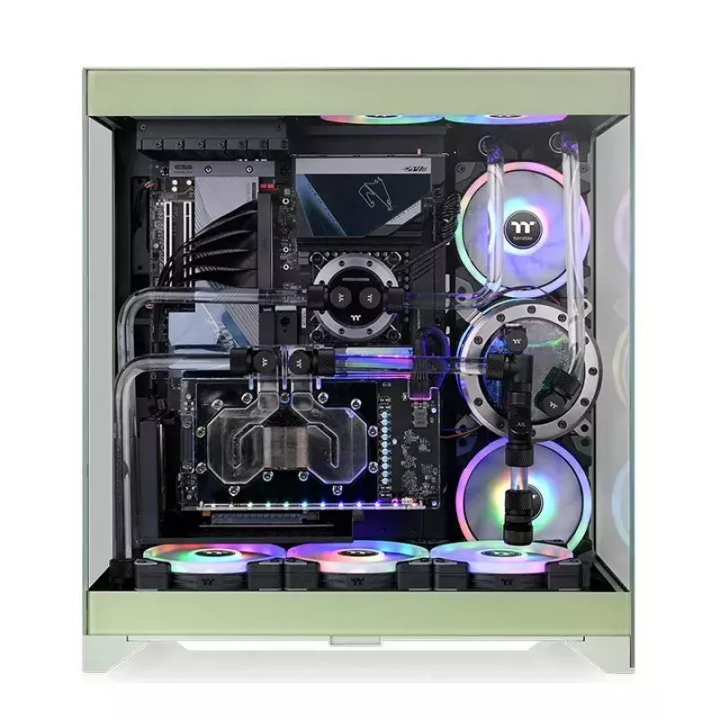 Obudowa PC Thermaltake CTE E550 TG Midi Tower Zielona