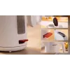 Czajnik elektryczny Bosch TWK2M161, 1,7 l, 2400 W, biały, obudowa z tworzywa sztucznego, podstawa obrotowa 360°