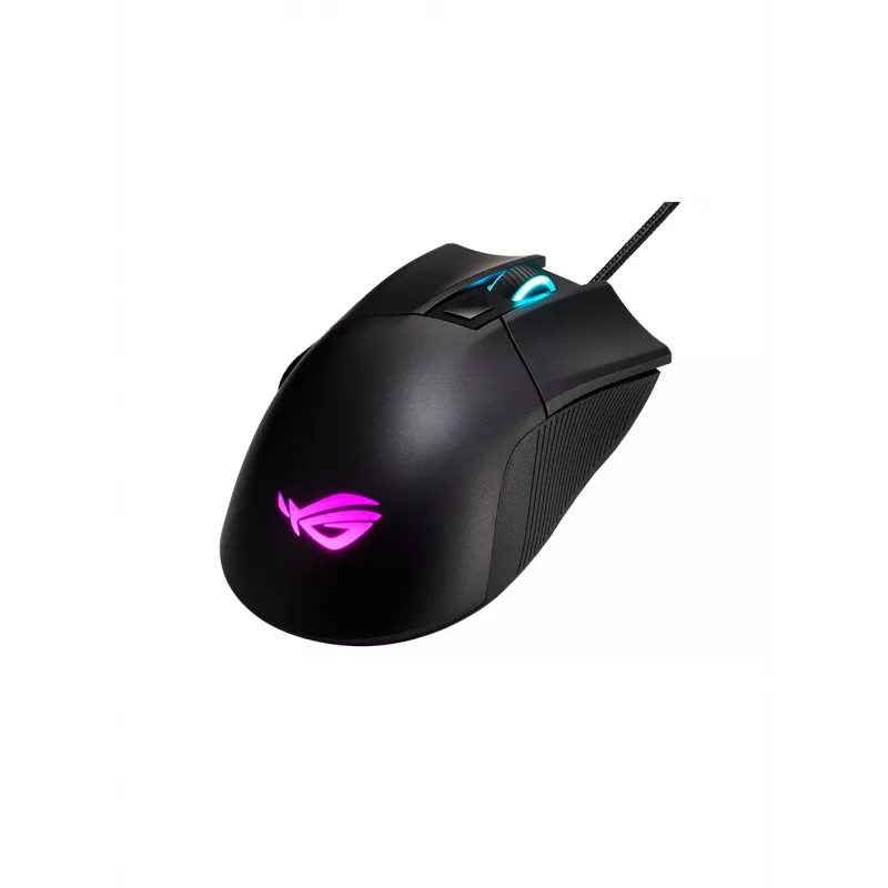 Mysz ASUS ROG Gladius II Core Gaming Praworęczna USB Type-A Optyczna 6200 DPI