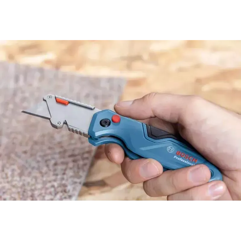 Bosch 1 600 A02 7M4 nóż uniwersalny niebieski, stal nierdzewna składany nóż