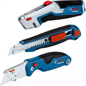 Bosch 1 600 A02 7M4 nóż uniwersalny niebieski, stal nierdzewna składany nóż