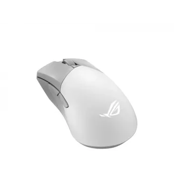 Mysz ASUS ROG Gladius III Wireless Aimpoint Biała, Gaming, Praworęczna, RF Wireless + Bluetooth + USB Type-A, Optyczna, 36000 DPI
