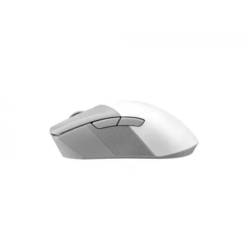 Mysz ASUS ROG Gladius III Wireless Aimpoint Biała, Gaming, Praworęczna, RF Wireless + Bluetooth + USB Type-A, Optyczna, 36000 DPI