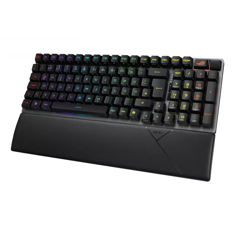 ASUS ROG Strix Scope II 96 RX Wireless klawiatura gamingowa USB + RF Wireless + Bluetooth Czarny