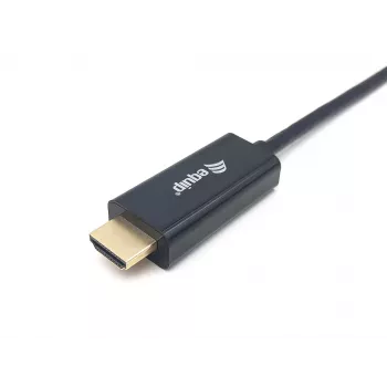 Kabel Equip USB-C na HDMI, M/M, 2,0 m, 4K/30 Hz, 2 m, USB Typu-C, HDMI Typ A (Standard), Męski, Męski, Prosty