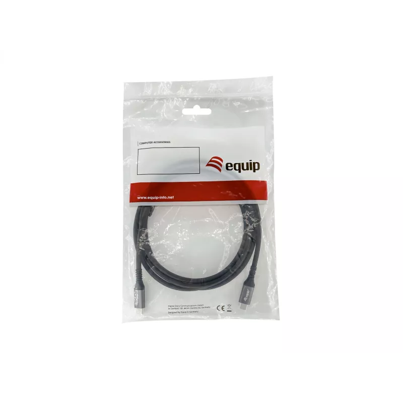 Kabel Equip USB4 Gen 2x2 C-C, M/M, 2,0 m, 4K/60 Hz, 20 Gb/s, PD 100 W