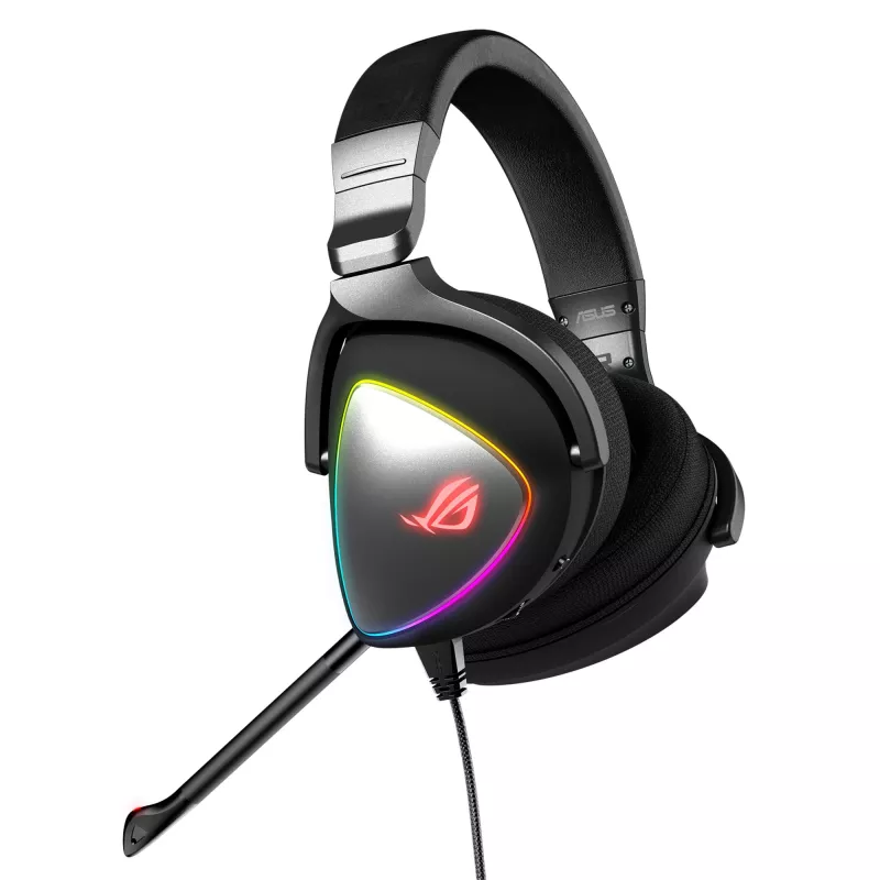 Słuchawki ASUS ROG Delta Przewodowe Nauszne Gaming Czarny