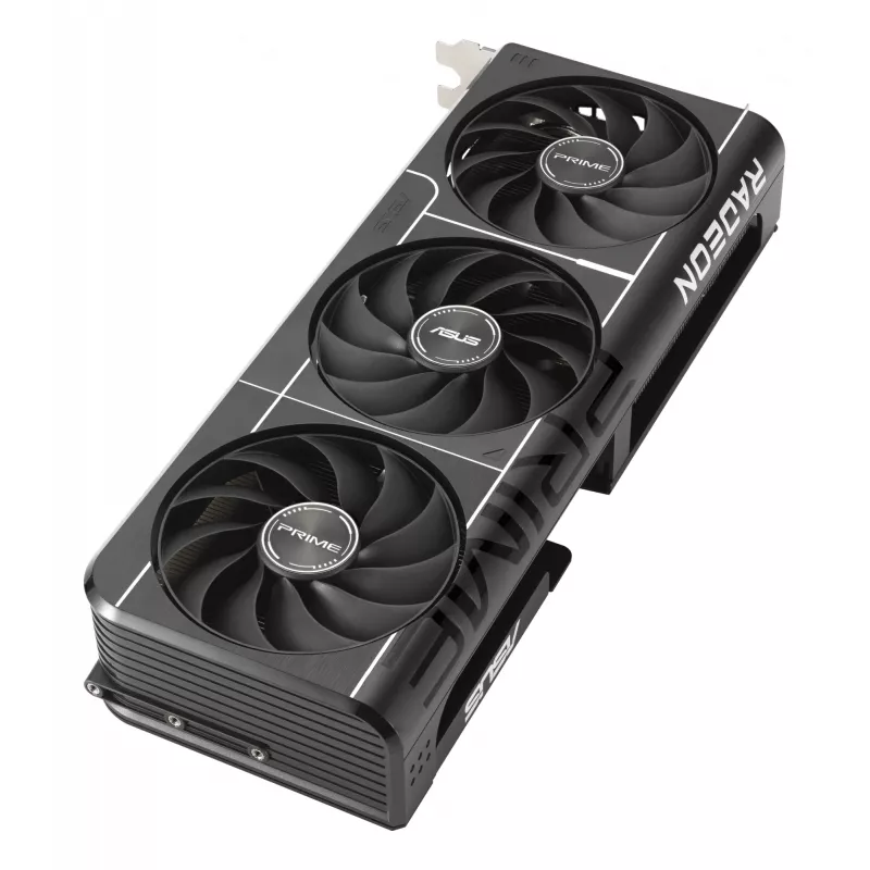 Karta graficzna ASUS Prime Radeon RX 9060 XT 16 GB GDDR6, PCIe 5.0, 128-bit, 3 wentylatory, 2,5-slota