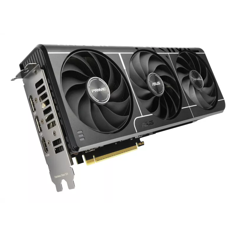 Karta graficzna ASUS Prime Radeon RX 9060 XT 16 GB GDDR6, PCIe 5.0, 128-bit, 3 wentylatory, 2,5-slota