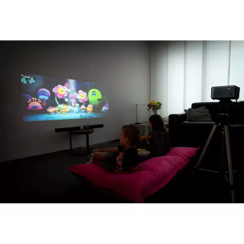 Projektor LED Lenco LPJ-700BKGY standardowy rzut 1080p Czarny