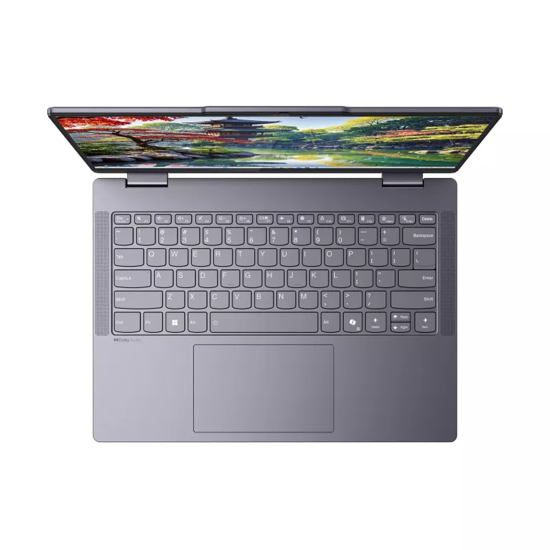 Lenovo IdeaPad 5 2-in-1 14IAL10 Intel Core Ultra 5 225H Hybryda (2-w-1) 35,6 cm (14 cali) Dotykowy ekran WUXGA 16 GB LPDDR5x-SDRAM 512 GB SSD Wi-Fi 7 (802.11be) Windows 11 Home German szary