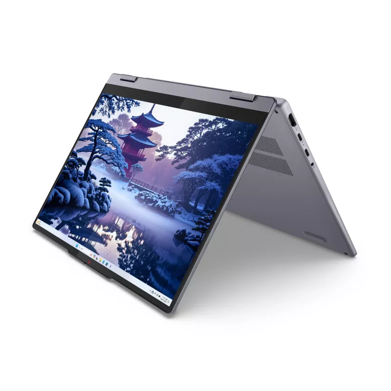 Lenovo IdeaPad 5 2-in-1 14IAL10 Intel Core Ultra 5 225H Hybryda (2-w-1) 35,6 cm (14 cali) Dotykowy ekran WUXGA 16 GB LPDDR5x-SDRAM 512 GB SSD Wi-Fi 7 (802.11be) Windows 11 Home German szary