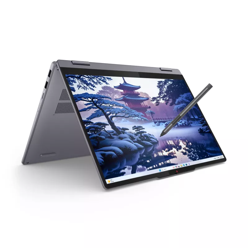 Lenovo IdeaPad 5 2-in-1 14IAL10 Intel Core Ultra 5 225H Hybryda (2-w-1) 35,6 cm (14 cali) Dotykowy ekran WUXGA 16 GB LPDDR5x-SDRAM 512 GB SSD Wi-Fi 7 (802.11be) Windows 11 Home German szary