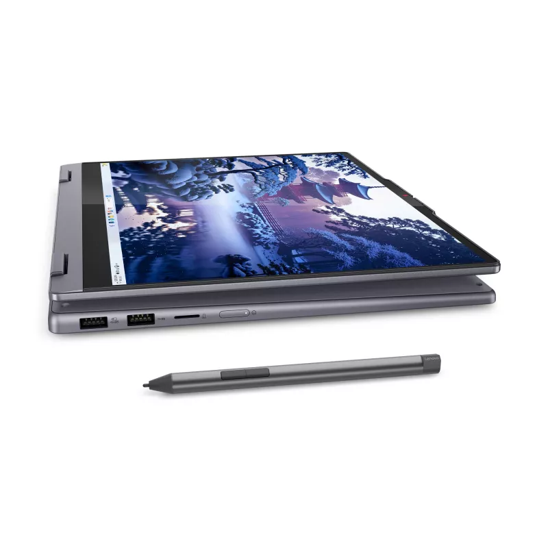 Lenovo IdeaPad 5 2-in-1 14IAL10 Intel Core Ultra 5 225H Hybryda (2-w-1) 35,6 cm (14 cali) Dotykowy ekran WUXGA 16 GB LPDDR5x-SDRAM 512 GB SSD Wi-Fi 7 (802.11be) Windows 11 Home German szary