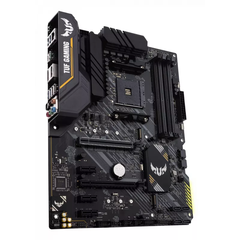 Płyta główna ASUS TUF GAMING B450-PLUS II ATX, AMD B450, Socket AM4, 4×DIMM DDR4, 128GB, 1×M.2, 6×SATA, HDMI 2.0b, DP1.2, Gigabit LAN