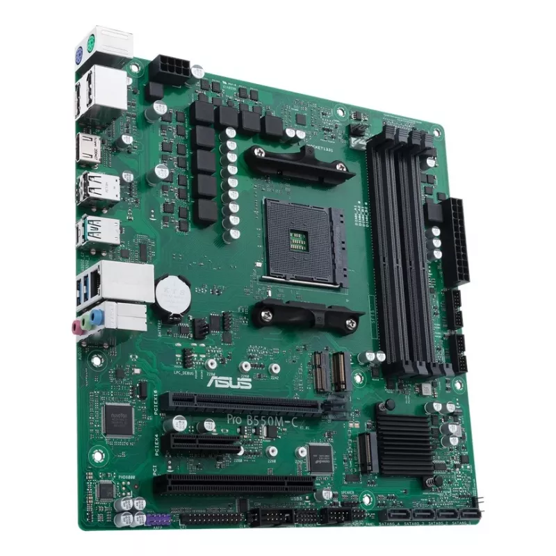 Płyta główna ASUS PRO B550M-C/CSM AMD B550 Socket AM4 micro ATX