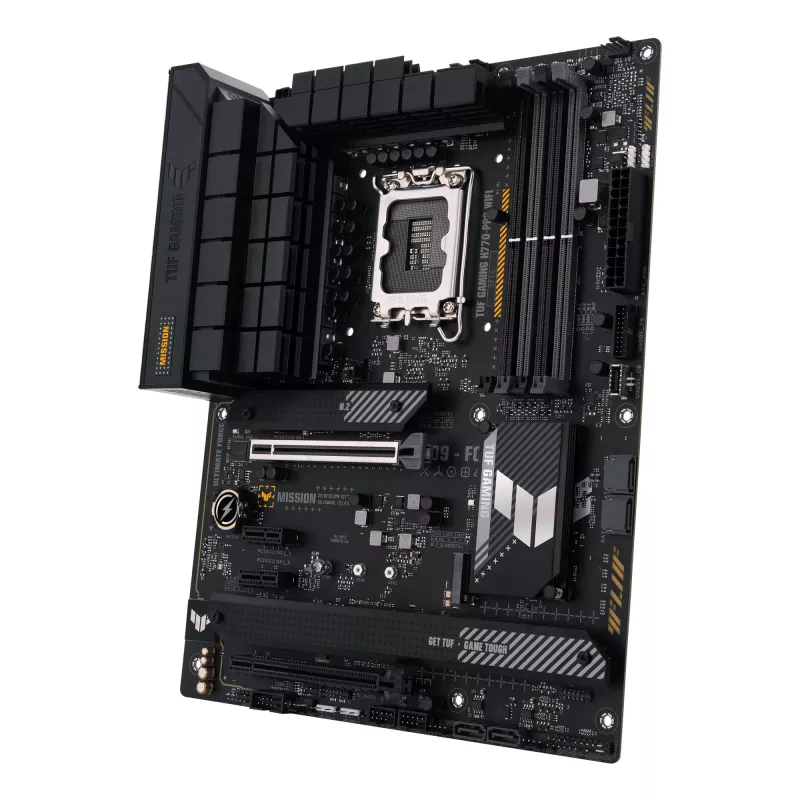 Płyta główna ASUS TUF GAMING H770-PRO WIFI — Intel H770, LGA 1700, ATX, DDR5, 4x DIMM, 128GB, Wi‑Fi 6, 2.5Gb LAN, 4x M.2