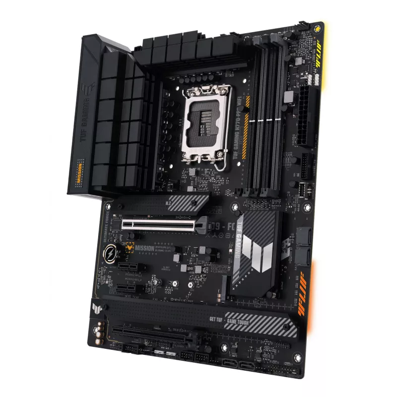 Płyta główna ASUS TUF GAMING H770-PRO WIFI — Intel H770, LGA 1700, ATX, DDR5, 4x DIMM, 128GB, Wi‑Fi 6, 2.5Gb LAN, 4x M.2