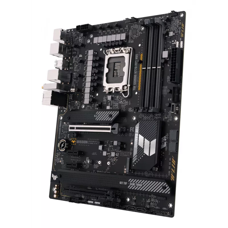Płyta główna ASUS TUF GAMING H770-PRO WIFI — Intel H770, LGA 1700, ATX, DDR5, 4x DIMM, 128GB, Wi‑Fi 6, 2.5Gb LAN, 4x M.2