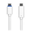 Przejściówka PoE UBIQUITI UACC-ADAPTER-POE-USBC — wejście 48 V, wyjście 5 V 0,25 A, kompaktowa 30,4×30,4×95 mm, biała