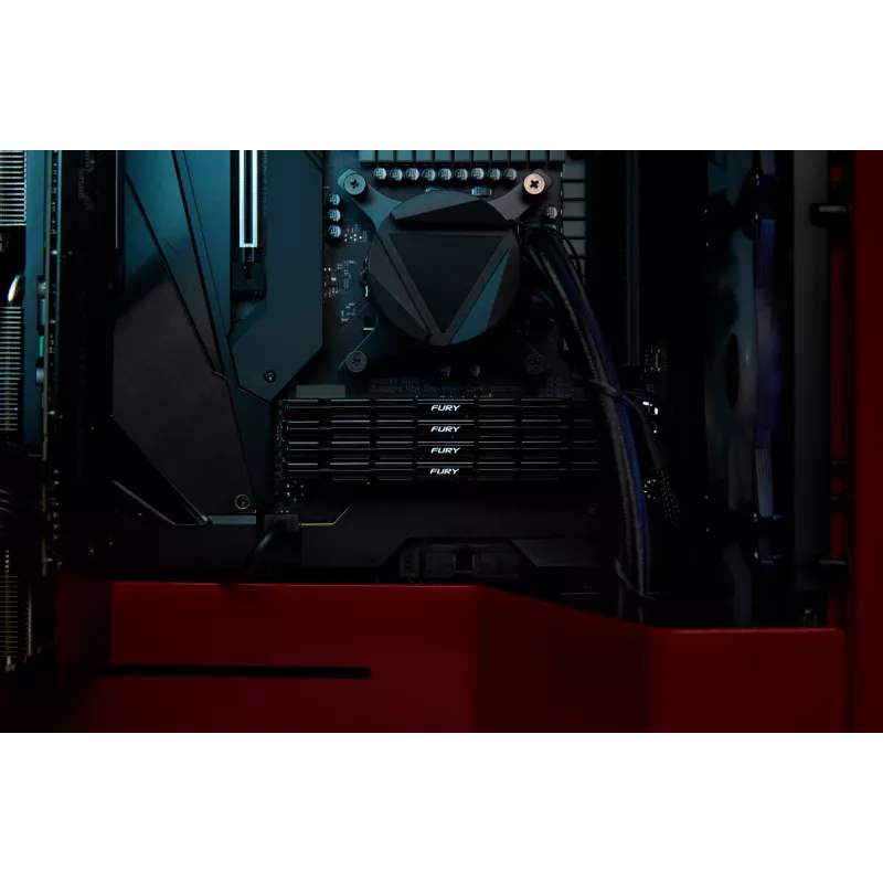 Kingston Technology FURY 64GB 3200MT/s DDR4 CL16 DIMM (zestaw 2) Renegade Czarny