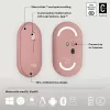 Logitech Pebble 2 Combo Bezprzewodowa Klawiatura i Mysz Różowa QWERTY