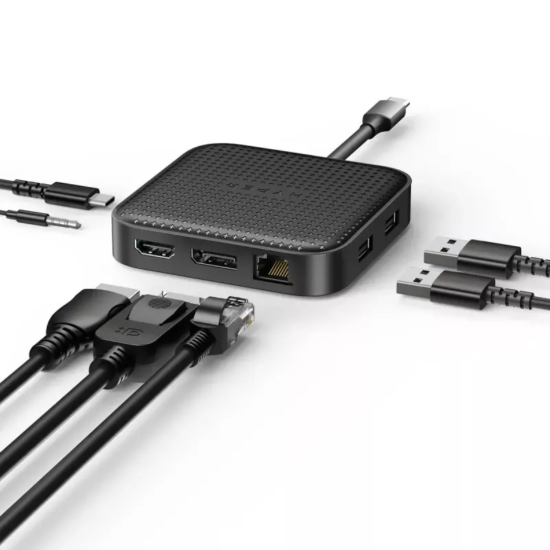 Targus HD USB4 mobilna stacja dokująca przewodowa czarna
