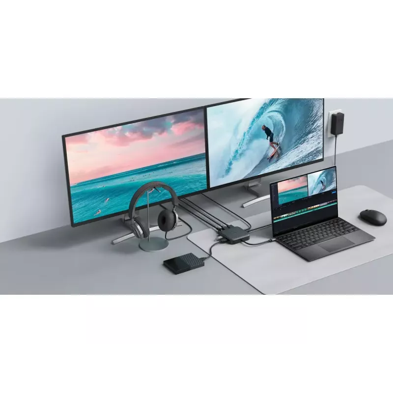 Targus HD USB4 mobilna stacja dokująca przewodowa czarna