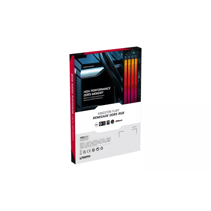 Kingston Technology FURY 32GB 6400MT/s DDR5 CL32 DIMM (Zestaw 2 szt.) Renegade RGB