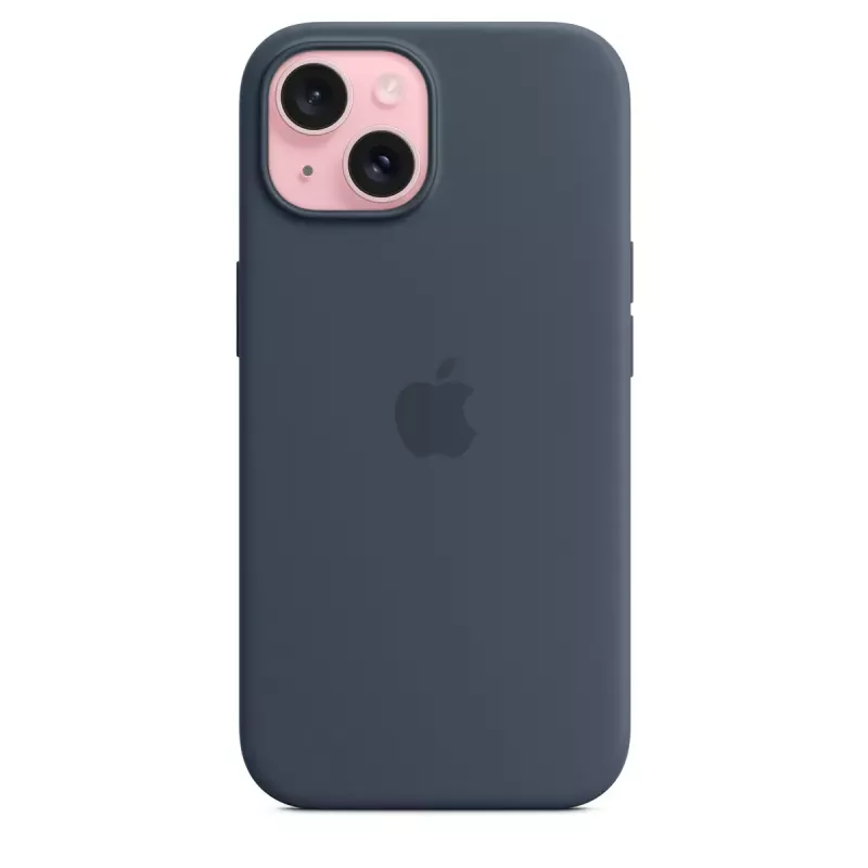 Cover Apple iPhone 15 Silicone Case z MagSafe Storm niebieski