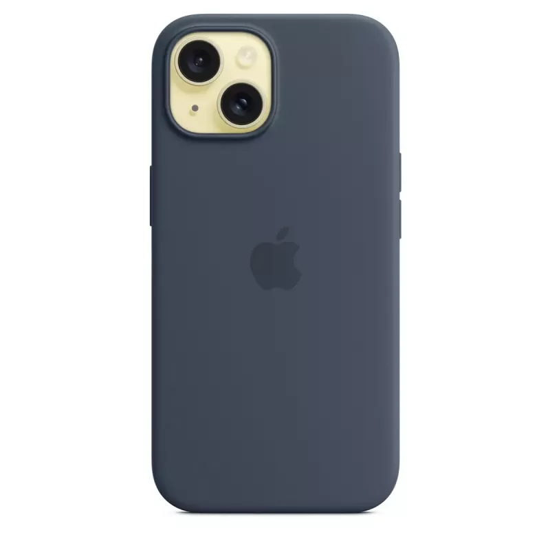 Cover Apple iPhone 15 Silicone Case z MagSafe Storm niebieski