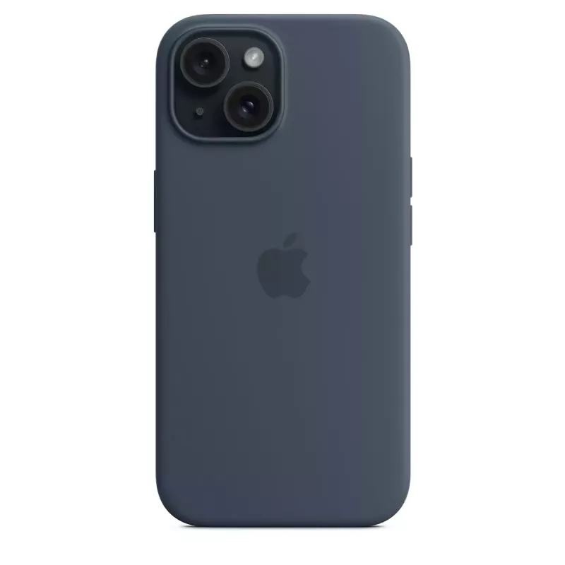 Cover Apple iPhone 15 Silicone Case z MagSafe Storm niebieski