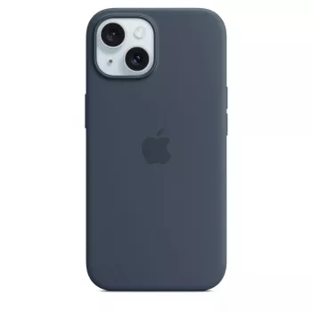 Cover Apple iPhone 15 Silicone Case z MagSafe Storm niebieski