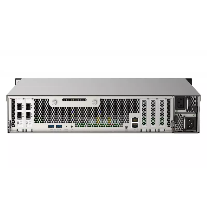 QNAP TS-h2490FU NAS Rack (2U) EPYC 7232P 64 GB DDR4 0 TB QuTS hero Czarny, Szary