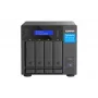 QNAP TVS-H474 NAS Tower Intel® Pentium® G7400 8 GB DDR4 0 TB QuTS hero Czarny