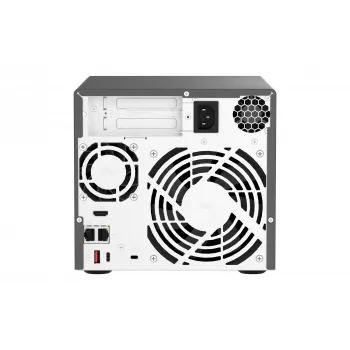 QNAP TVS-H474 NAS Tower Intel® Pentium® G7400 8 GB DDR4 0 TB QuTS hero Czarny