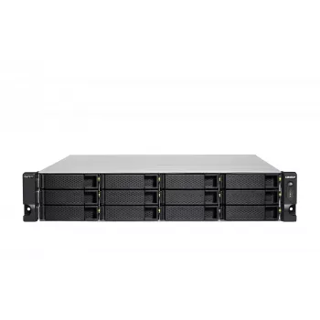 QNAP TS-H1886XU-RP-R2 NAS Rack (3U) Intel® Xeon® D D-1622 32 GB DDR4 0 TB QuTS hero Czarny, Szary