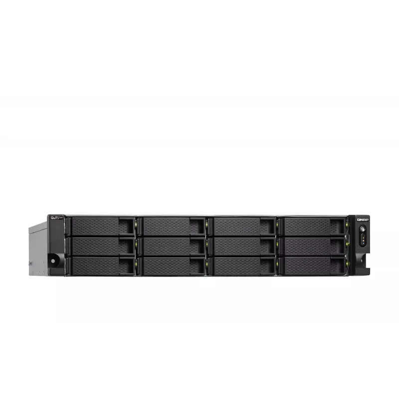 QNAP TS-H1886XU-RP-R2 NAS Rack (3U) Intel® Xeon® D D-1622 32 GB DDR4 0 TB QuTS hero Czarny, Szary