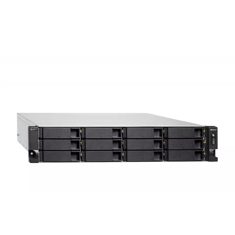QNAP TS-H1886XU-RP-R2 NAS Rack (3U) Intel® Xeon® D D-1622 32 GB DDR4 0 TB QuTS hero Czarny, Szary