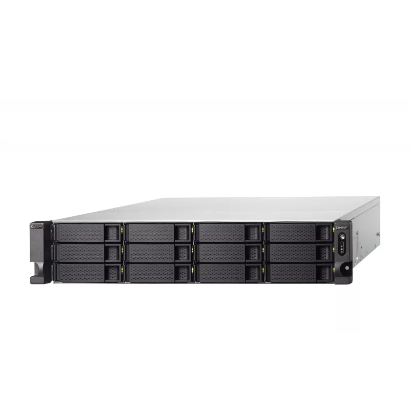 QNAP TS-H1886XU-RP-R2 NAS Rack (3U) Intel® Xeon® D D-1622 32 GB DDR4 0 TB QuTS hero Czarny, Szary