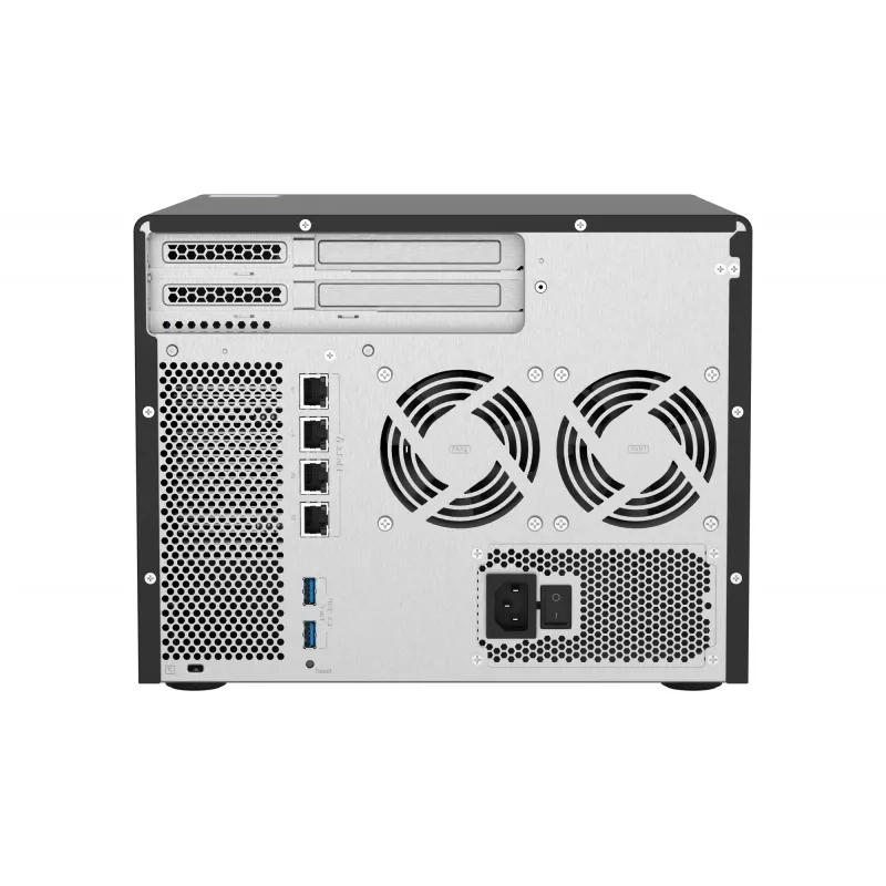 QNAP TS-h886 NAS Tower Intel® Xeon® D D-1602 8 GB DDR4 0 TB QuTS hero Czarny