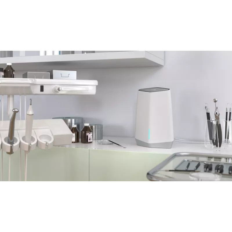 NETGEAR Orbi Pro WiFi 6 Tri-band Mesh System (SXK80) Tri-band (2.4 GHz / 5 GHz / 5 GHz) Wi-Fi 6 (802.11ax) szary, biały 9 Internal